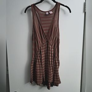 Love on a Hanger Racerback Striped Tunic Tank